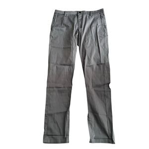 Birddogs Boom Pants Mens 34x32 Gray Built In Liner Stretch Performance Chino